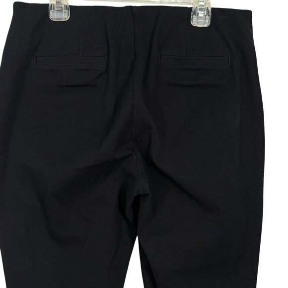 Cabi Pencil Trouser AnklePants Size 6 Style 5174 Black Faux Back Pockets Stretch - Picture 4 of 6